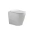 Watermark White Ceramic Round S-Trap Floor Mounted Two Piece Toilet