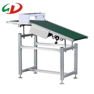 wave solder infeed/outfeed PCB conveyor  belt assmbly line with cooling Fans
