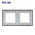 Import WELAIK EU 2Frame Square Hole DIY-Parts Glass-Panel Suitable for WELAIK Socket Module  Light-Switch Crystal-Glass Panel A288W1 from China