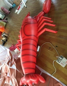 Well design giant inflatable lobster model /display inflatable shrimp / Red Inflatable Advertising Animal for sale