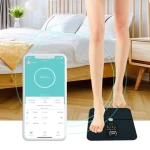 Welland New VA Screen Heart Rate Body Weighing Measuring Bathroom Fat Percentage BMI Scale