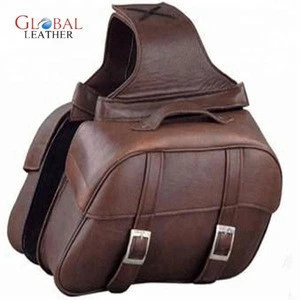 WESTERN LEATHER SADDLE BAGS