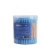 Import Wholesale 100PCS Packaging Flip PET Jar Custom Blue Double Head Cotton Swab from China