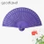 Import Wholesale 20cm Plain Dyed Multi-color Wood Hand Fans Craft Supplies Wedding Favors and Gifts Matrimonio from China