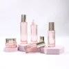 Wholesale 30ml 50ml 100ml 120ml cosmetic packaging container set empty skincare lotion glass bottle