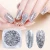 Import wholesale 6 color / Set UV gel nails acrylic glitter powder for Nail Art DIY Decorations from China