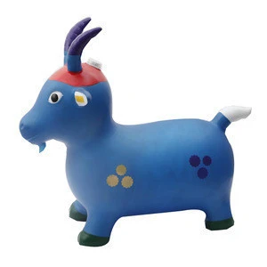 Wholesale Colorful Animal PVC Inflatable Goat Toy/Inflatable Toy