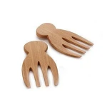 Wholesale cooking tools natural bamboo salad server