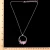 Import Wholesale Custom Alloy Pendant With Jewelry Colorful Pink Flower Pendant Necklace from China