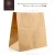Import Wholesale Custom design own Logo Printed Cheap Gift/Restaurant/Cafe Brown Kraft Paper Bag from China