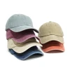 Wholesale Custom Logo Distressed Baseball Cap Cotton Dyed Dad Hat Gorras Vintage Washed Sports Cap 3D Embroidery Manufacture
