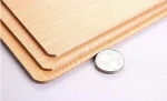 Wholesale customized A4   clip board mdf wooden clipboard