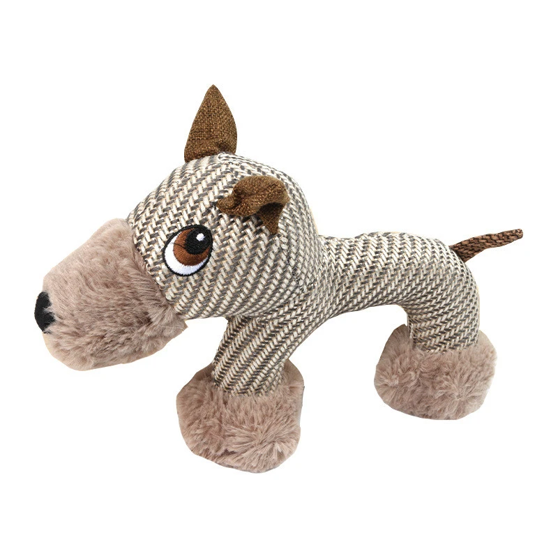 Wholesale Durable Interactive  Animals Favorite Funny  Plush Dog Toy  Bite Soundable Durable Dog Plush Toy