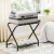 Import Wholesale Folding Luggage Rack Suitcase Stand with Fabric Storage Shelf Double Tiers Metal Luggage Holder  for Guest Room from China