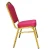 Import wholesale gold metal royal hotel dining banquet wedding stacking chairs for event from China