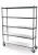 Import Wholesale high quality cheap chrome plated wire shelving, wire shelf, wire display racks with NSF approved and casters from China