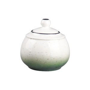 Wholesale Home Decor New Bone Sugar Bowl Fine Porcelain Sugar Pot with Lid