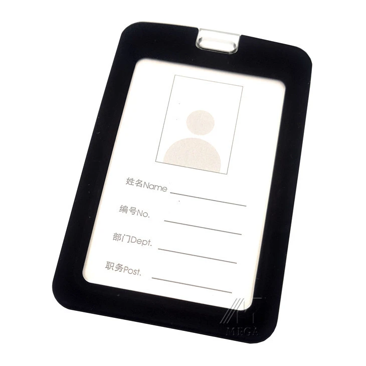 Wholesale Id Card Holder Lanyard Transparent Silicone Badge Holder