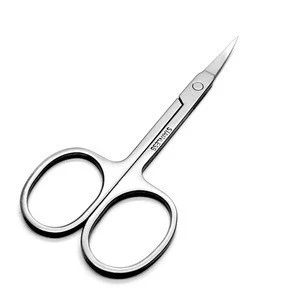 Wholesale Makeup Supplies Tools Private Label Professional Stainless Steel Eyebrow Cutting Scissors
