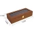Import Wholesale natural brown jewelry storage box glass top plate display box  watch box wood 6 from China