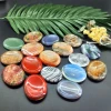 Wholesale natural gemstone polished crystal healing stone worry stone for healing decoration