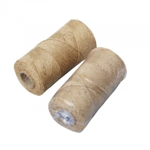 wholesale natural jute twine 2mm 100m 3ply string rolls gift packing for arts and crafts and gardening applications