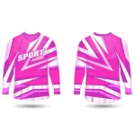 Wholesale 100% Polyester light weight t shirt printing custom fully sublimation long sleeves basketball shooting shirts