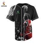 Wholesale Sublimation USA Team Blank Mens Uniform Custom Majestic Baseball T Shirts