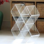 Wholesale tabletop DVD CD racks acrylic tabletop cd display rack
