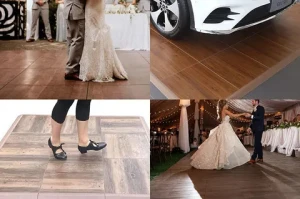Wholesale vinyl floor easy installation high density easy assembly portable dance floor outdoor