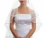 Import Wholesale white double ribbon hem center cascade bridal wedding veil with comb from China