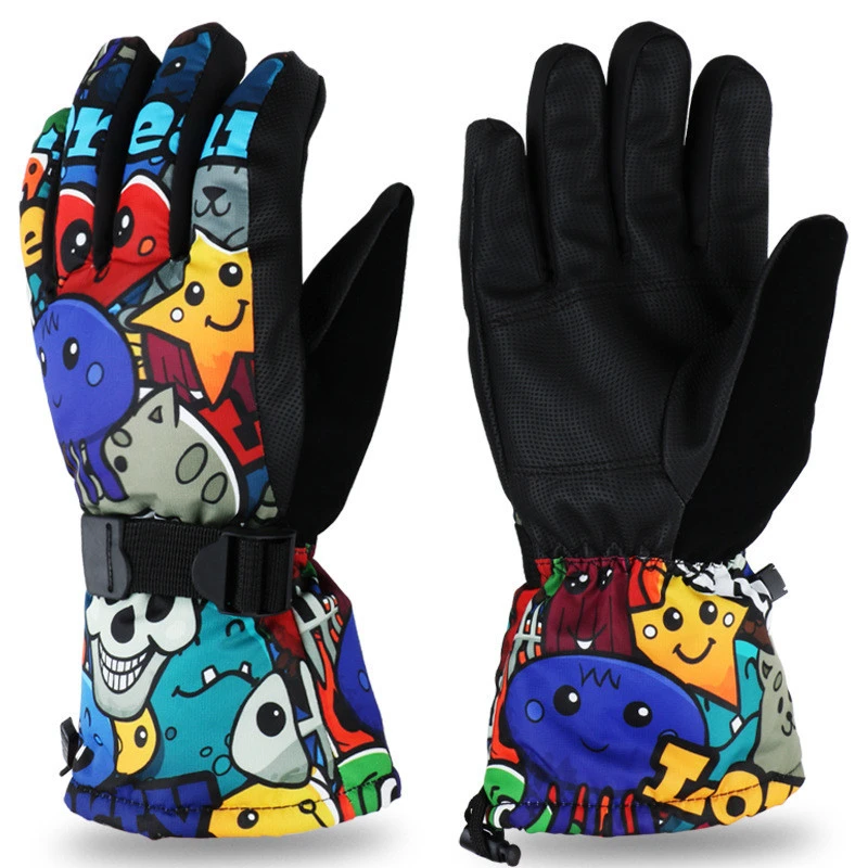 Wholesale Winter Cold Proof Thicken Warm Gloves Men Women Fashion Waterproof Gloves Outdoor Snowboard Skiing Snow Gloves