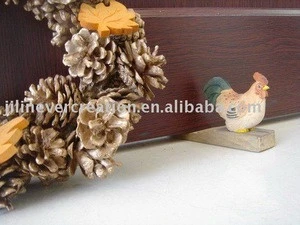 wholesale wooden animal door stopper/wedge