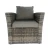 Import Wicker Single Sofa Chair and Coffee Table Set 2 Seater Dining Set Outdoor Furniture Rattan Modern Garden Set Dining Room from China