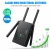 Import Wifi Repeater Wireless Router Range Extender Signal Booster with Antenna WPS from China