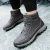 Import Winter Microfiber Men Fashion Boots Artificial Short Fur Unisex Custom Cotton Shoes from China
