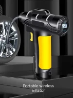 Wired hand-held  car tire pump air compressor car electric pump mini portable car tire pump