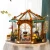 With Dust Cover DIY Miniature Doll House Handmade Wooden Dollhouse Furniture Set LED Lights Christmas Childrens Gifts