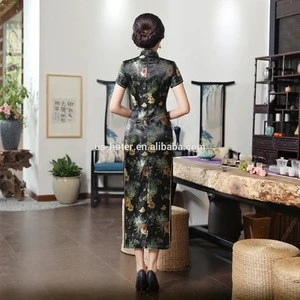 Women Traditional Chinese Clothing  Long Qipao Slim Fit S-3XL