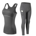 Women's Gym Clothing Yoga Set Fitness Running Tennis Shirts+Pants Breathable Compressed Yoga Leggings Workout Clothes For Women
