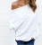Import Womens Off Shoulder Knit Jumper Long Sleeve Pullover Baggy Solid Women Sweater A397 from China