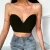 Import Women&#x27;s Sexy Sleeveless Rhinestone Strap Zipper Back Rave Party Club Bandeau Camisole Crop Tube Top from China