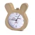 Import Wood Alarm Clocks Modern Cat Snooze Sweep Movement  Wooden Desktop Table Clock With Light Saat Despertador from China