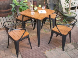 Wood Material and Outdoor Furniture General Use teak outdoor table set