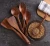 Import Wooden Cooking Utensils Set 6, Wooden Spatulas and Wooden Spoons Cooking Utensils, Handmade by Natural Teak Wooden Kitchen Utens from China