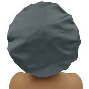 WRAIOS Satin Lined Shower Caps Sleep Caps Shower Cap Hair Satin Bonnet for Women Girls