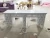 Import XJ07 modern manicure table manicure table salon furniture from China