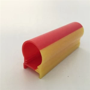 yellow and red co-extrusion acrylic light diffuser tube housing