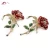Import yiwu manufacturers wholesale brooches vintage metal crystal rose flower brooches from China