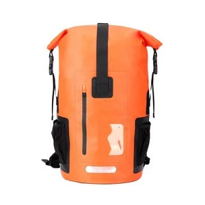 Yuanfeng custom logo pvc waterproof dry backpack folding bag for outdoor hiking camping
